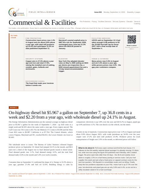 Issue 003, page one