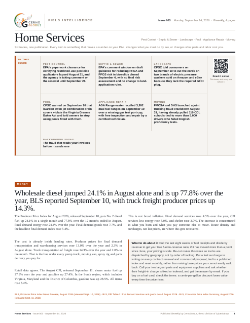 Issue 003, page one